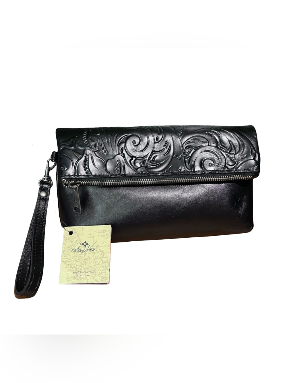 NWT Patricia Nash- Valarie Leather Foldover Wristlet
